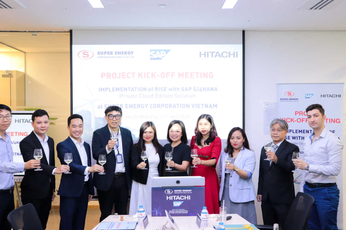 Super Energy Corporation Vietnam And Hitachi Vantara Vietnam Kick